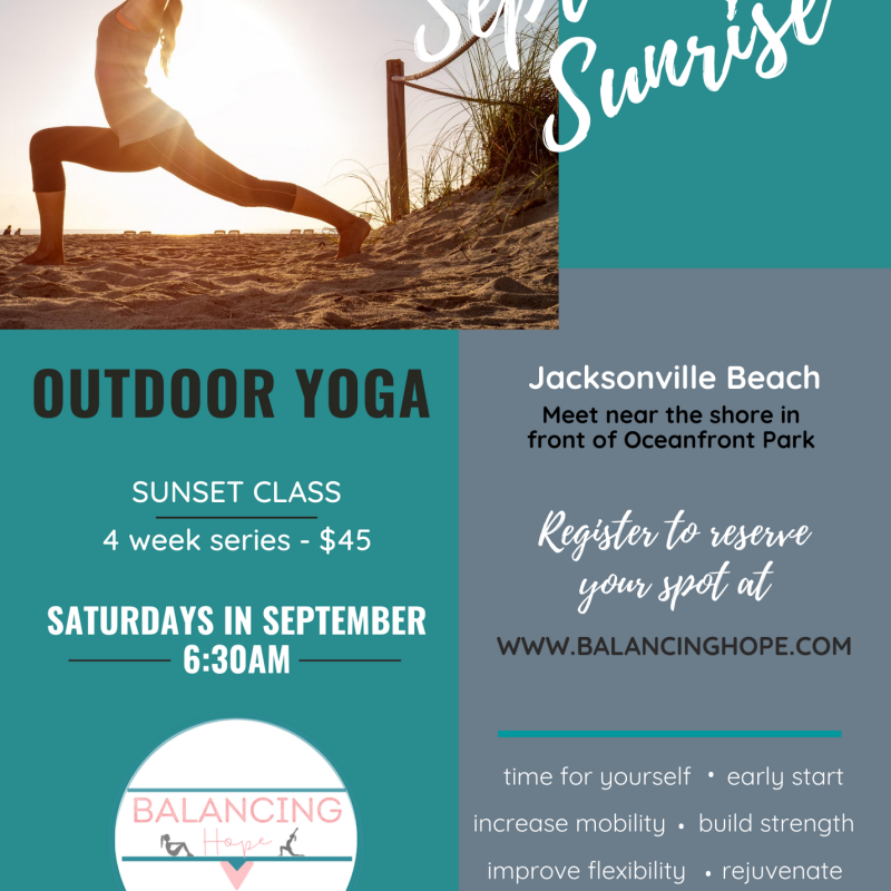 SUNRISE YOGA Flyer - Fall 2020