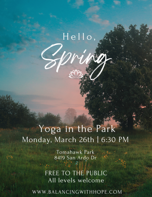 Spring Yoga in the Park 2024