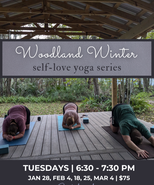 Woodland Winter Yoga (8 x 11 in)