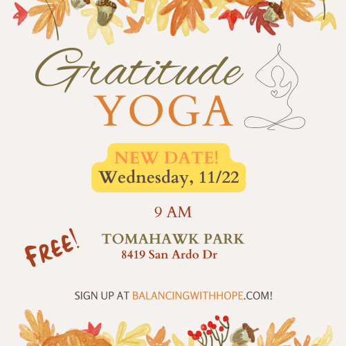 gratitude park yoga 112223